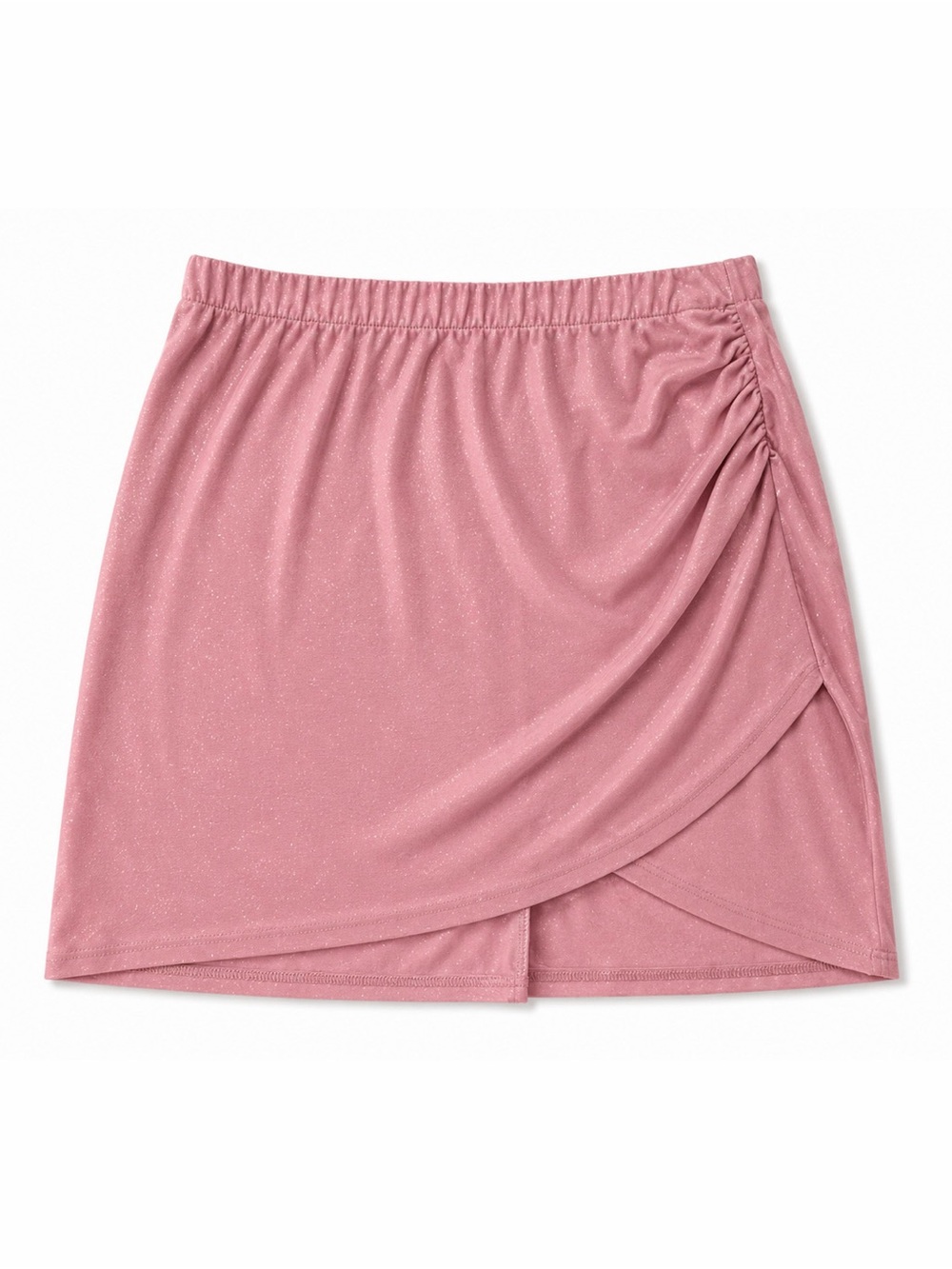 Pink Shimmer Mini Skirt